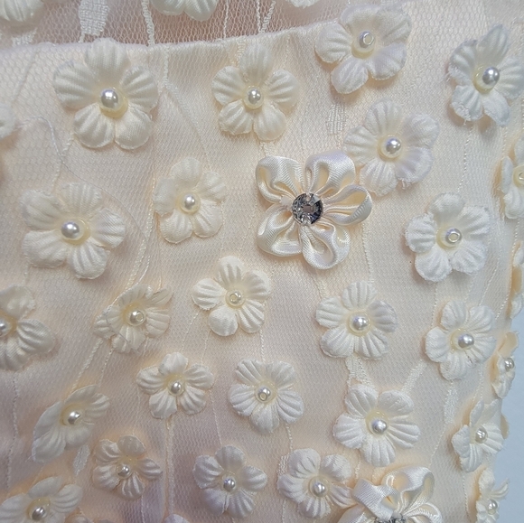 TS COUTURE Women's Size 2/4 Sleeveless Dress, Lined, Tulle skirt, Embroi… - Picture 13 of 15